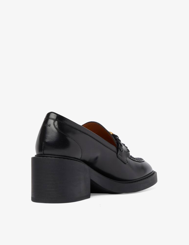 rinascente Chloé Marcie leather blockheel loafer