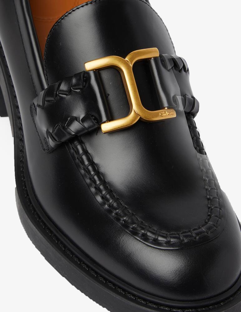 rinascente Chloé Marcie leather blockheel loafer