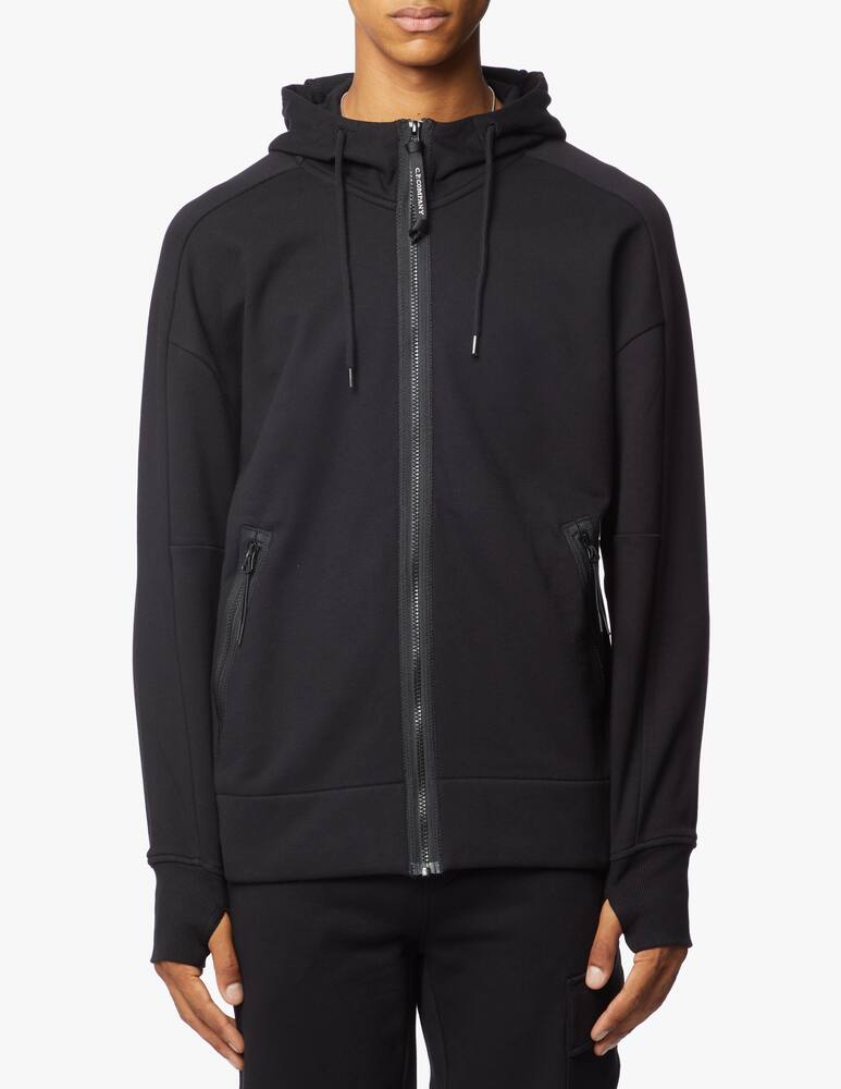 rinascente Cp Company Goggle hooded open zip sweatshirt