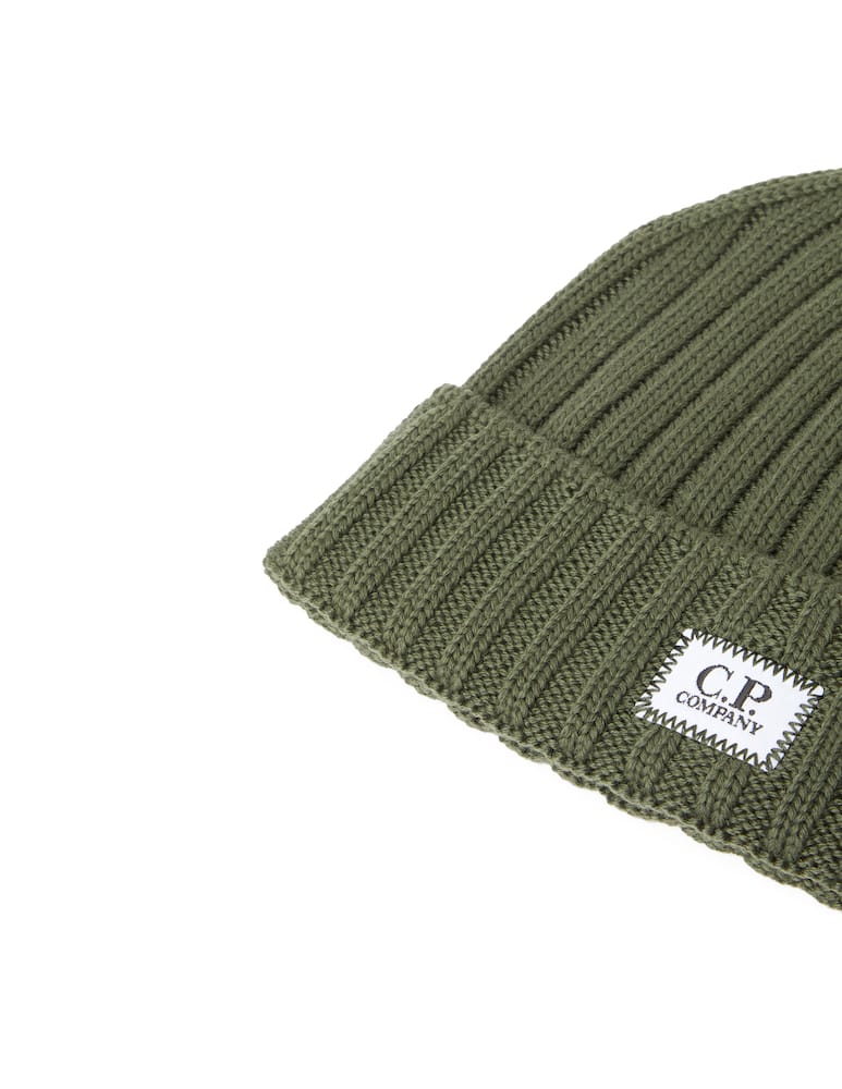 rinascente Cp Company Wool logo beanie 