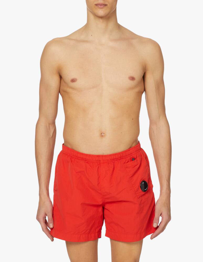 rinascente Cp Company Nylon lens swimshort - red