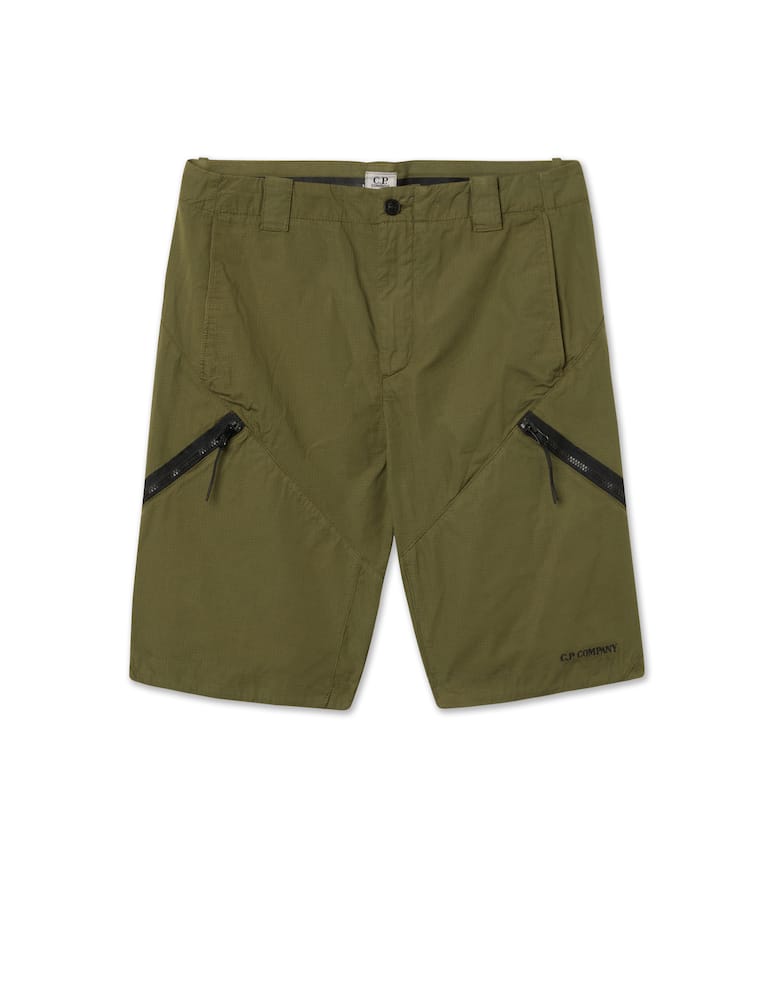 Cp Company Zip ripstop short - green - picture 5 Cp Company Zip ripstop short - green - picture 5