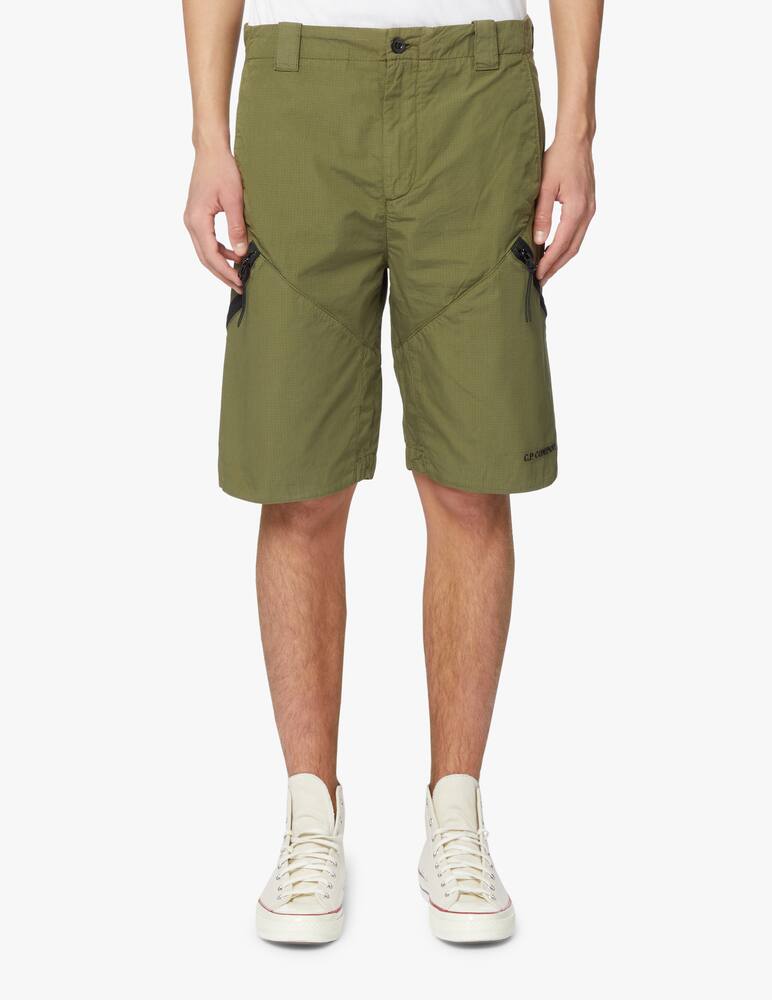 rinascente Cp Company Zip ripstop short - green