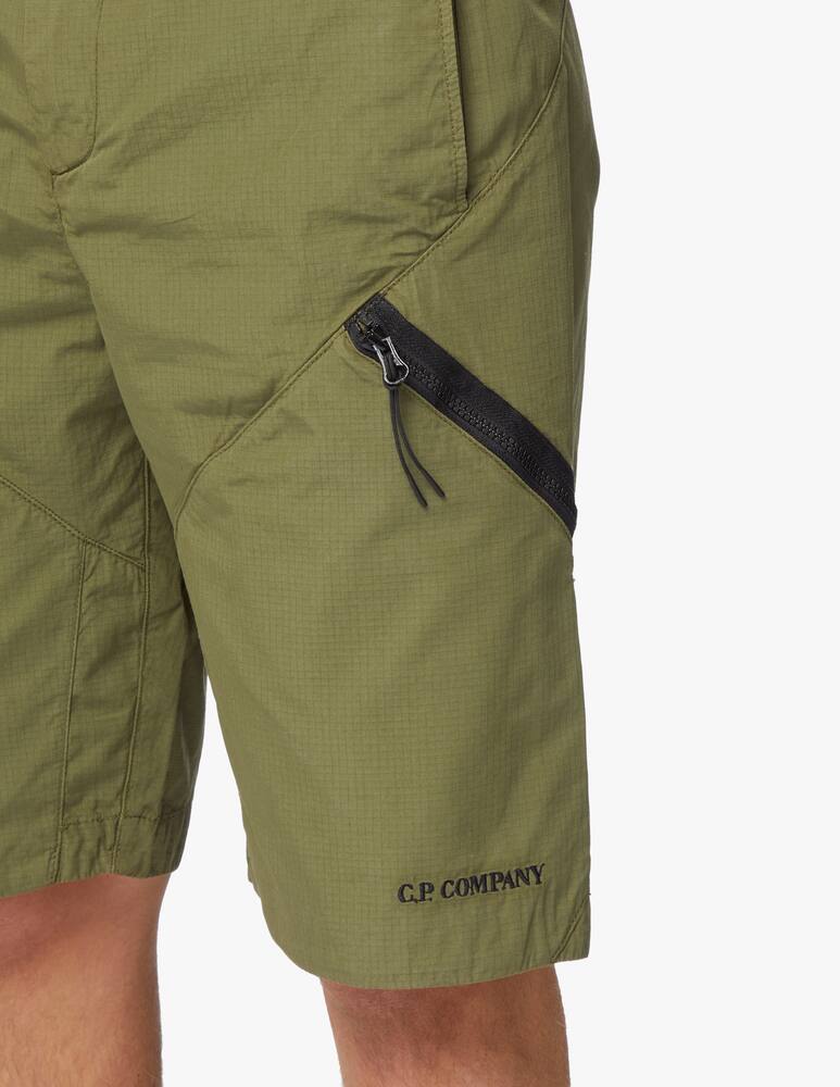 rinascente Cp Company Zip ripstop short - green