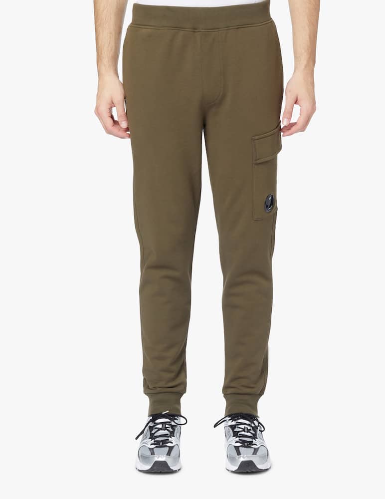 rinascente Cp Company Diagonal fleece cargo sweatpants - olive