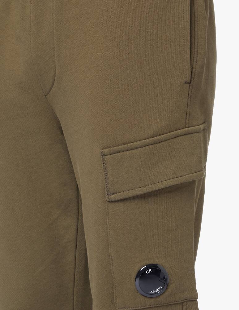 rinascente Cp Company Diagonal fleece cargo sweatpants - olive