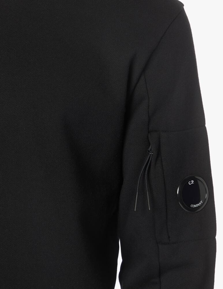 rinascente Cp Company Maglia felpata girocollo diagonal logo retro - nero