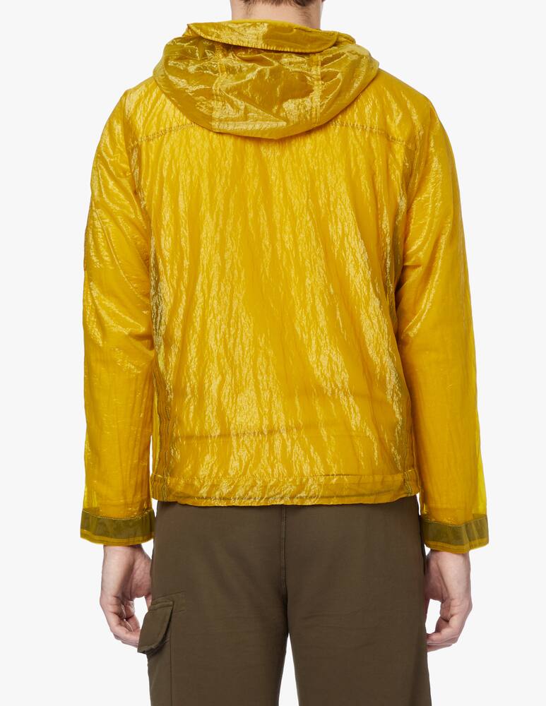 rinascente Cp Company Kan d la mille goggle hooded jacket - yellow