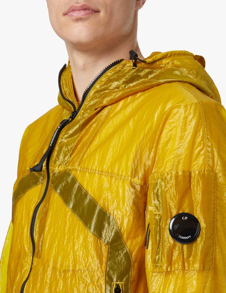 rinascente Cp Company Kan d la mille goggle hooded jacket - yellow