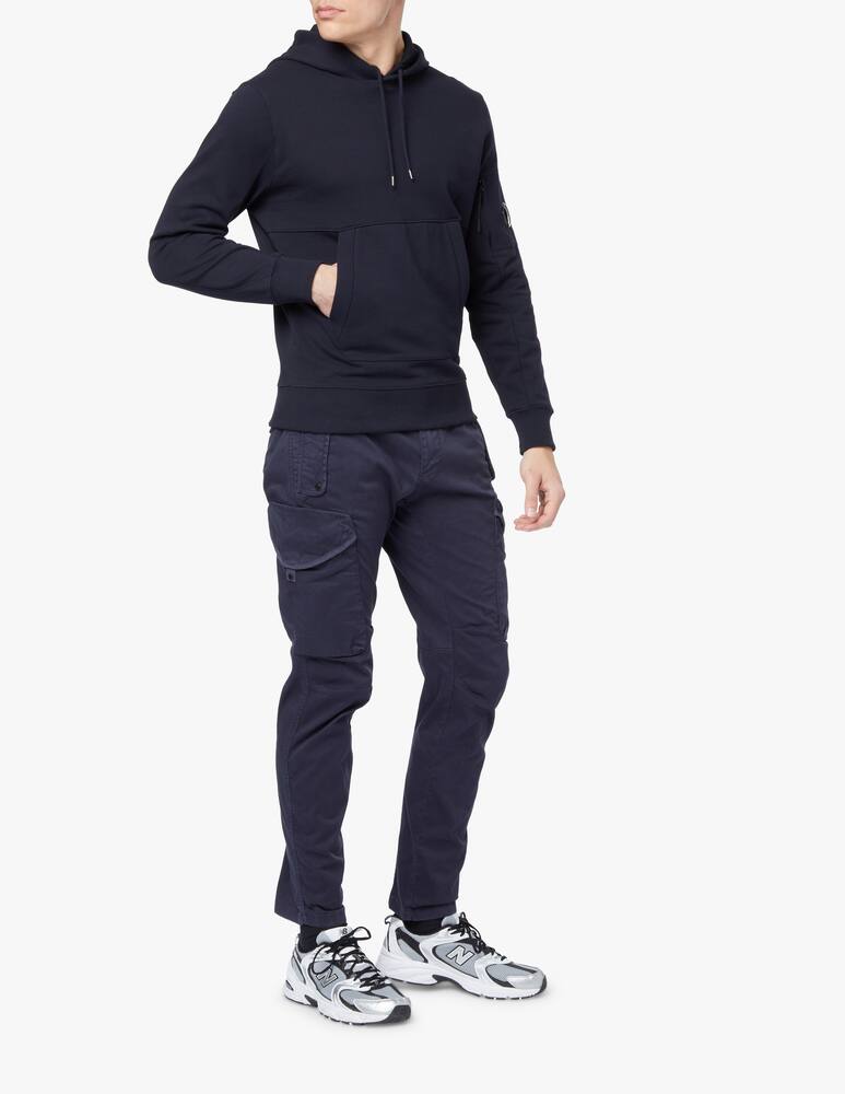 rinascente Cp Company Stretch sateen utility pants lens - blue