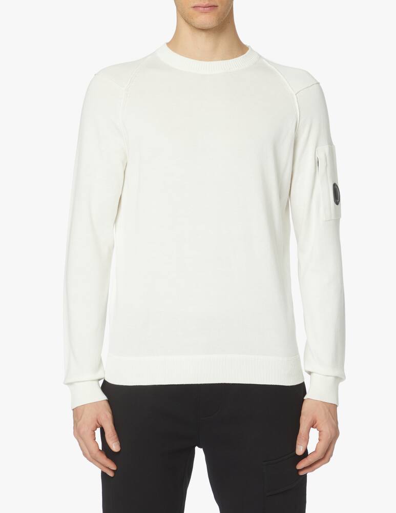 rinascente Cp Company Maglia girocollo sea island lente - bianco