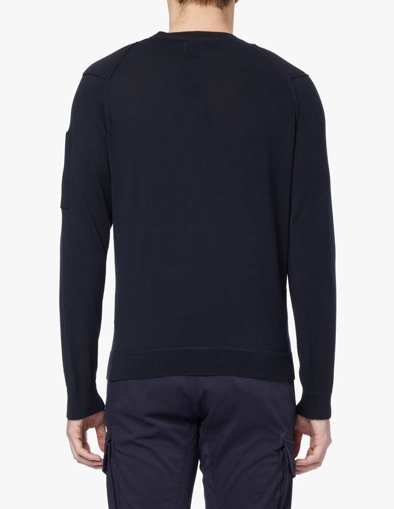 rinascente Cp Company Sea island mixed knit lens - blue