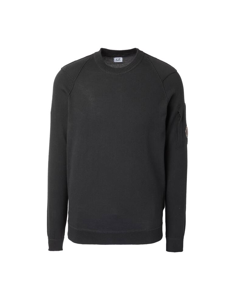 rinascente Cp Company Sea island mixed knit lens - black