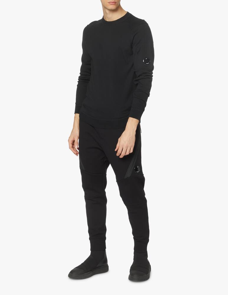 rinascente Cp Company Sea island mixed knit lens - black