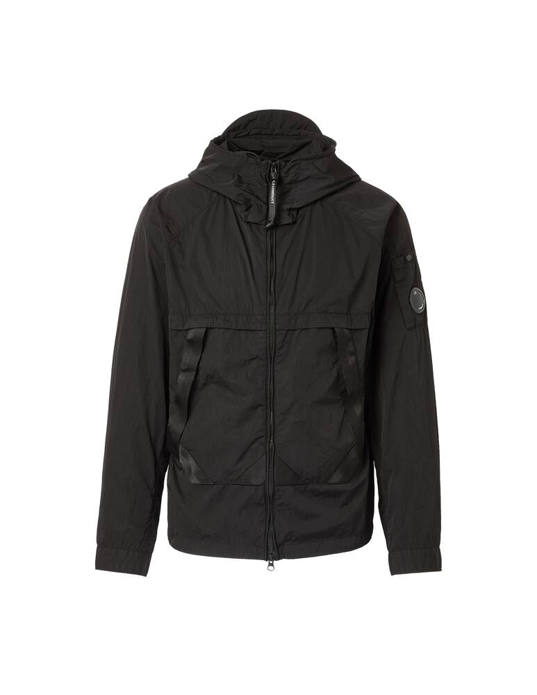 rinascente Cp Company Chrome-r stand collar medium jacket - black