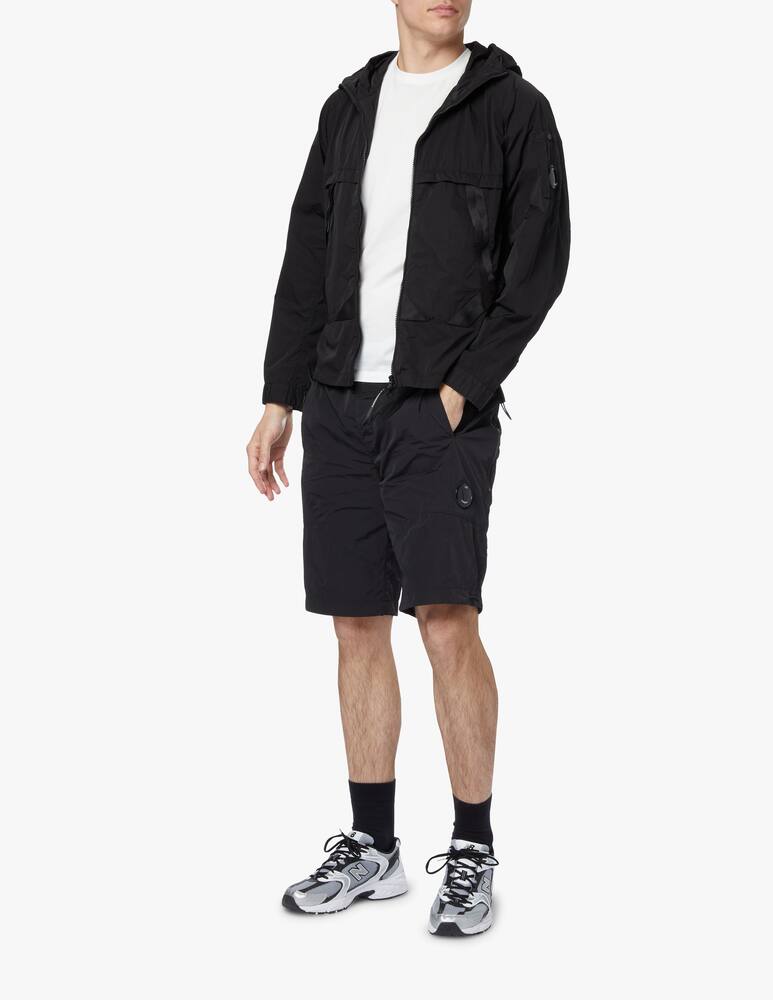 rinascente Cp Company Chrome-r stand collar medium jacket - black