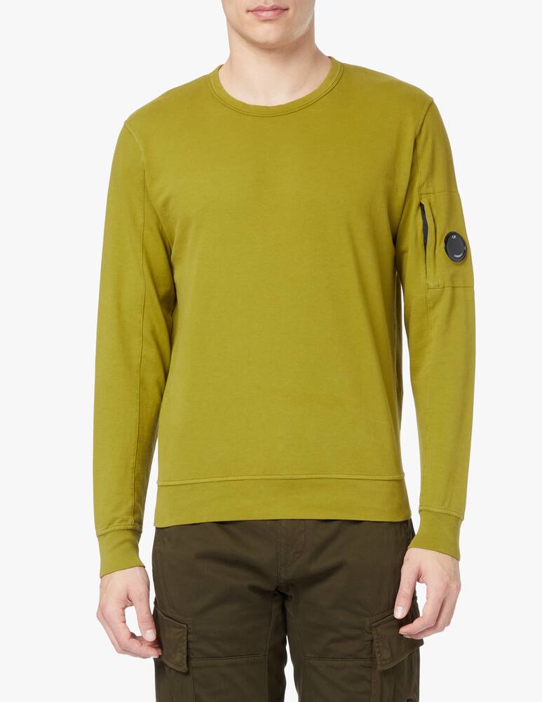 rinascente Cp Company Felpa girocollo leggera con lente - verde