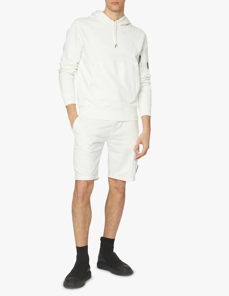 rinascente Cp Company Bermuda felpa tasca - bianco