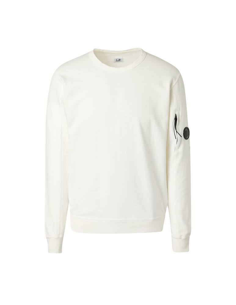 rinascente Cp Company Light fleece sweatshirt lens - white