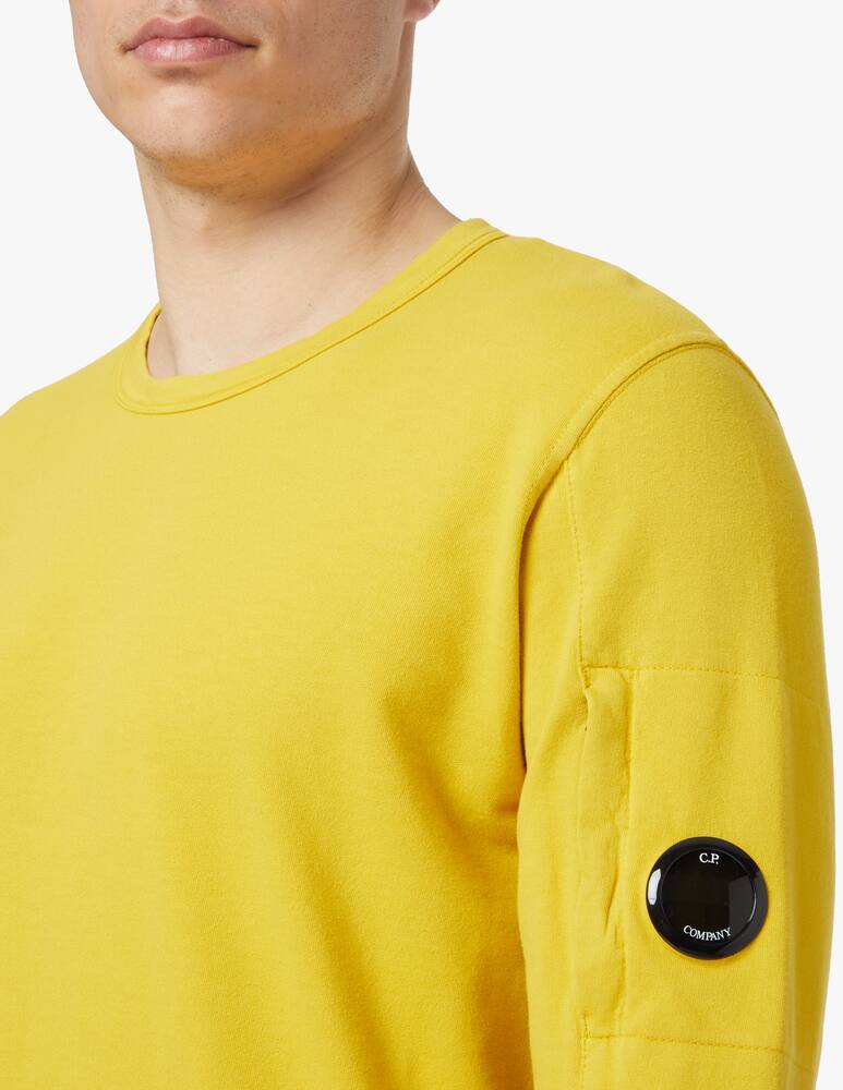 rinascente Cp Company Felpa girocollo leggera con lente - giallo