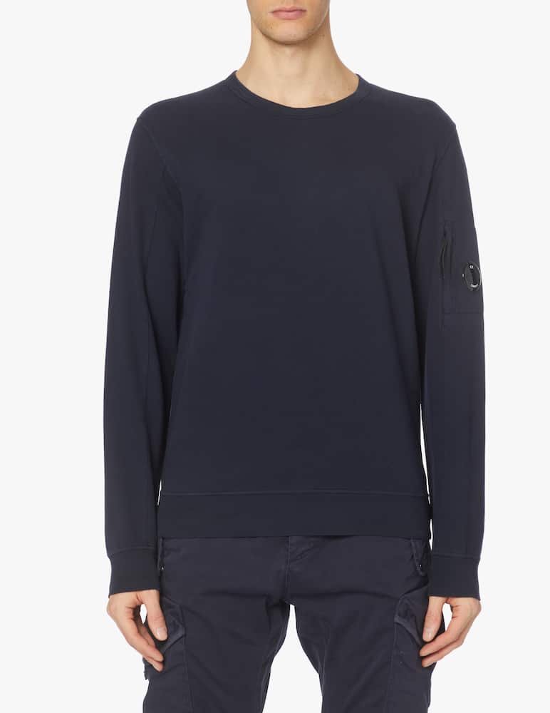 rinascente Cp Company Felpa girocollo leggera con lente - blu