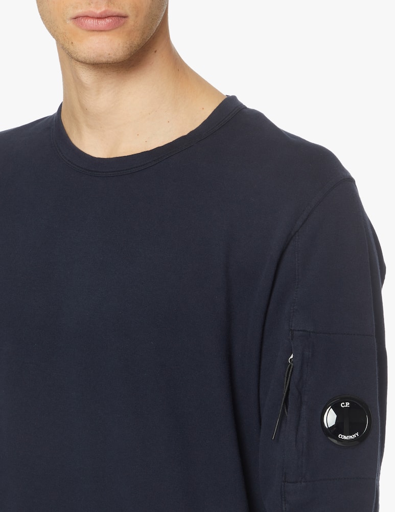 rinascente Cp Company Felpa girocollo leggera con lente - blu