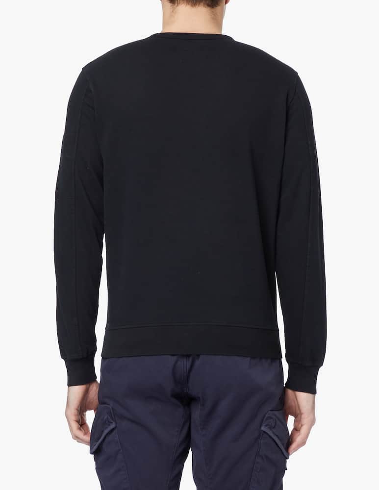 rinascente Cp Company Felpa girocollo leggera con lente - nero