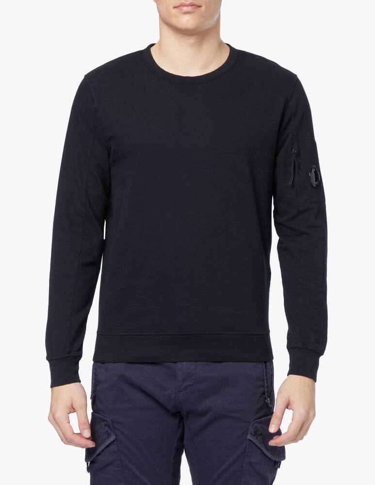 rinascente Cp Company Felpa girocollo leggera con lente - nero