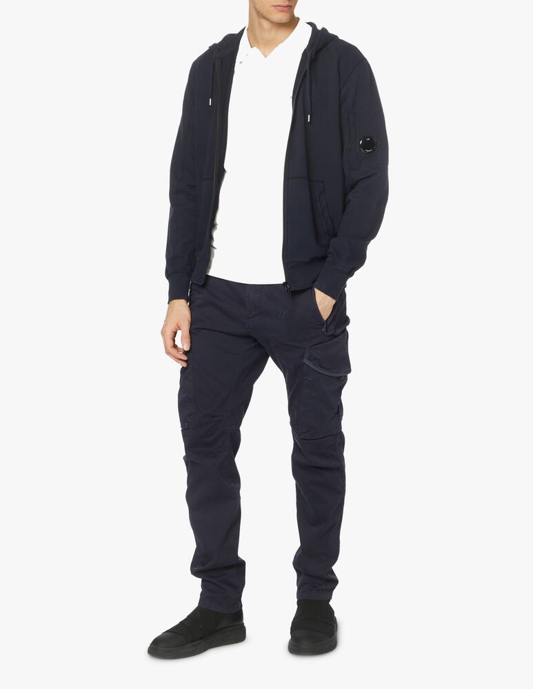 rinascente Cp Company Lightweight zip hooded sweatshirt - blue