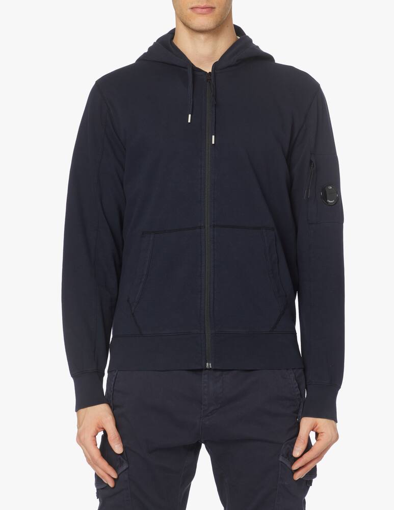 rinascente Cp Company Lightweight zip hooded sweatshirt - blue