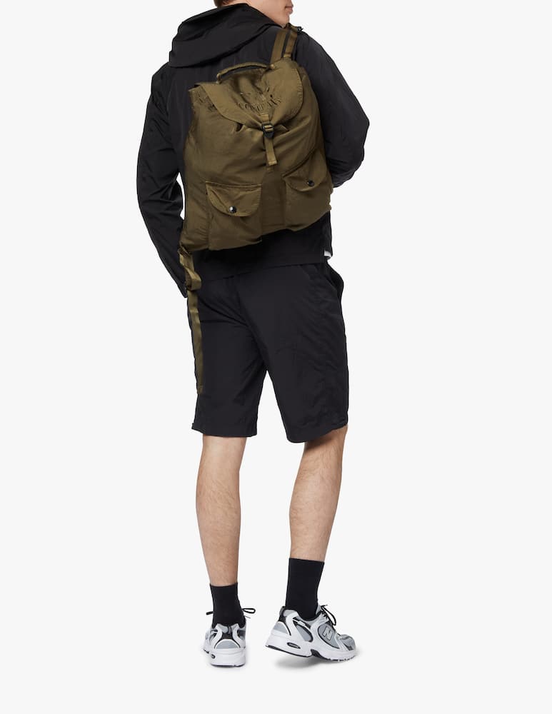rinascente Cp Company Pocket nylon backpack - green
