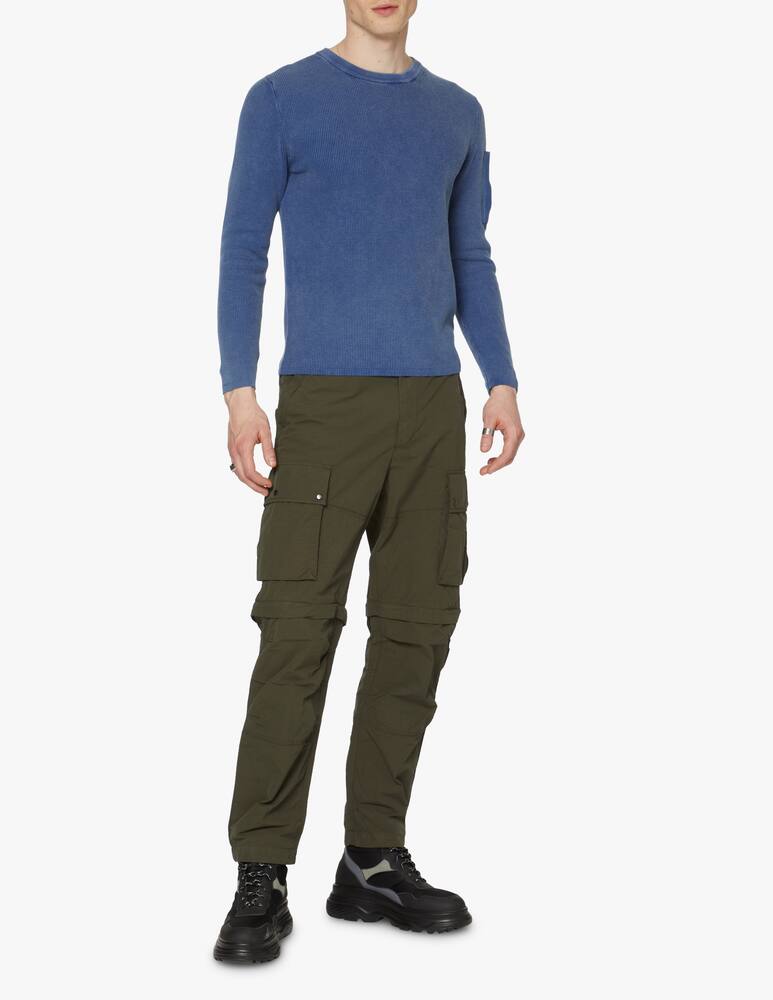 rinascente Cp Company Maglia girocollo coste lente - blu