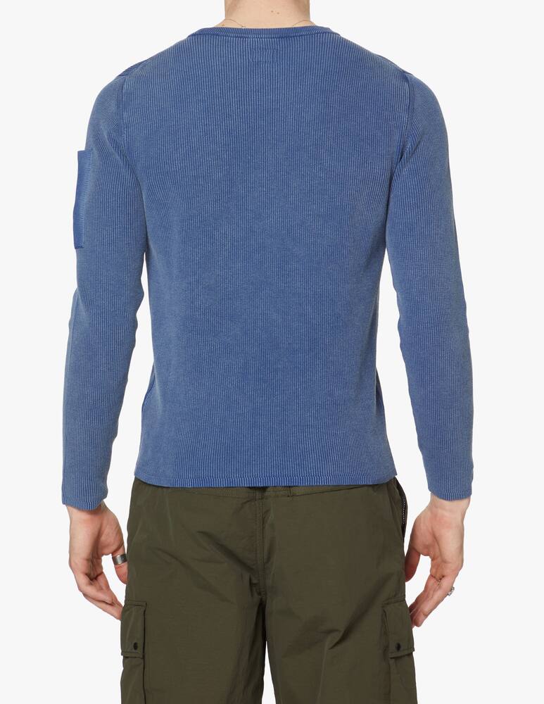 rinascente Cp Company Maglia girocollo coste lente - blu