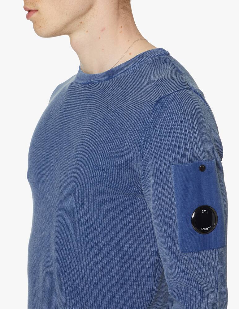 rinascente Cp Company Maglia girocollo coste lente - blu