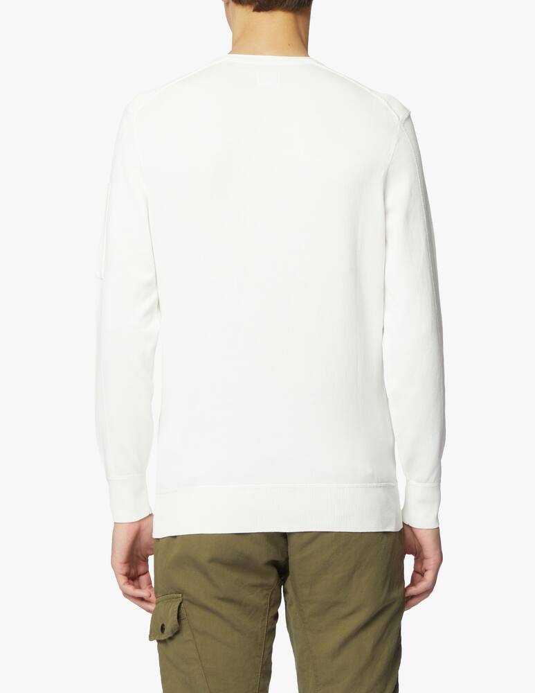 rinascente Cp Company Lens roundneck sweatshirt - white