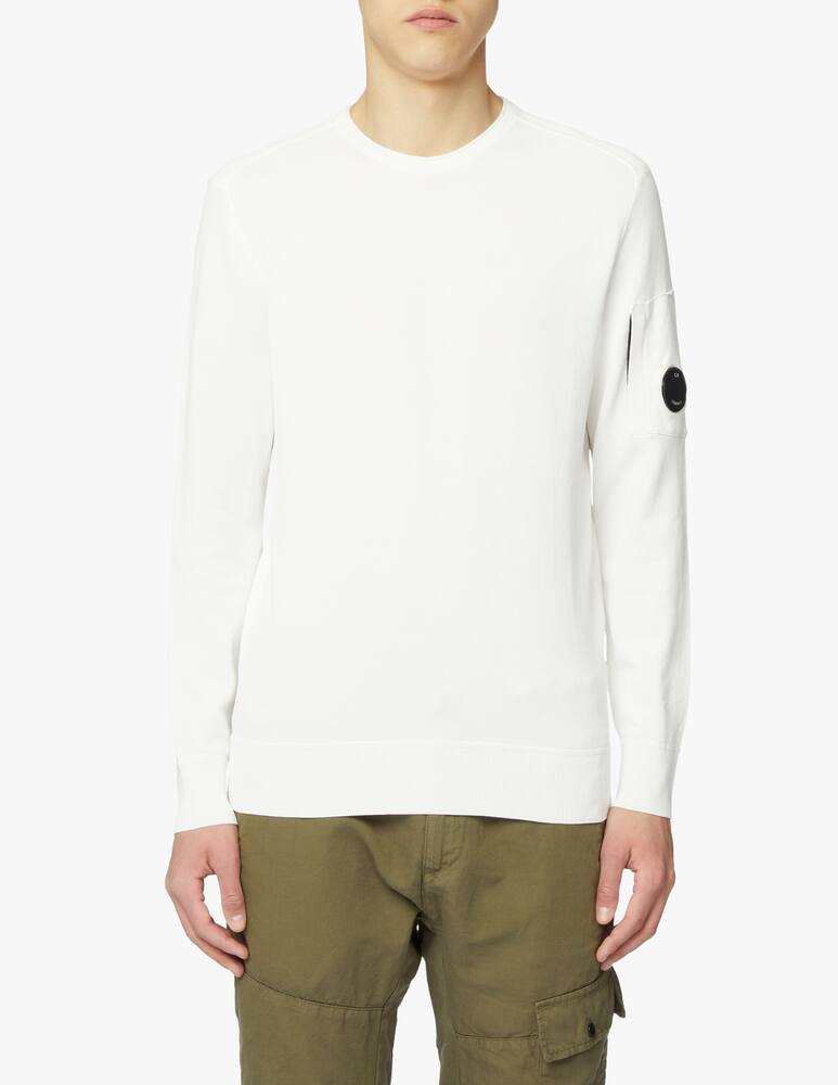 rinascente Cp Company Lens roundneck sweatshirt - white