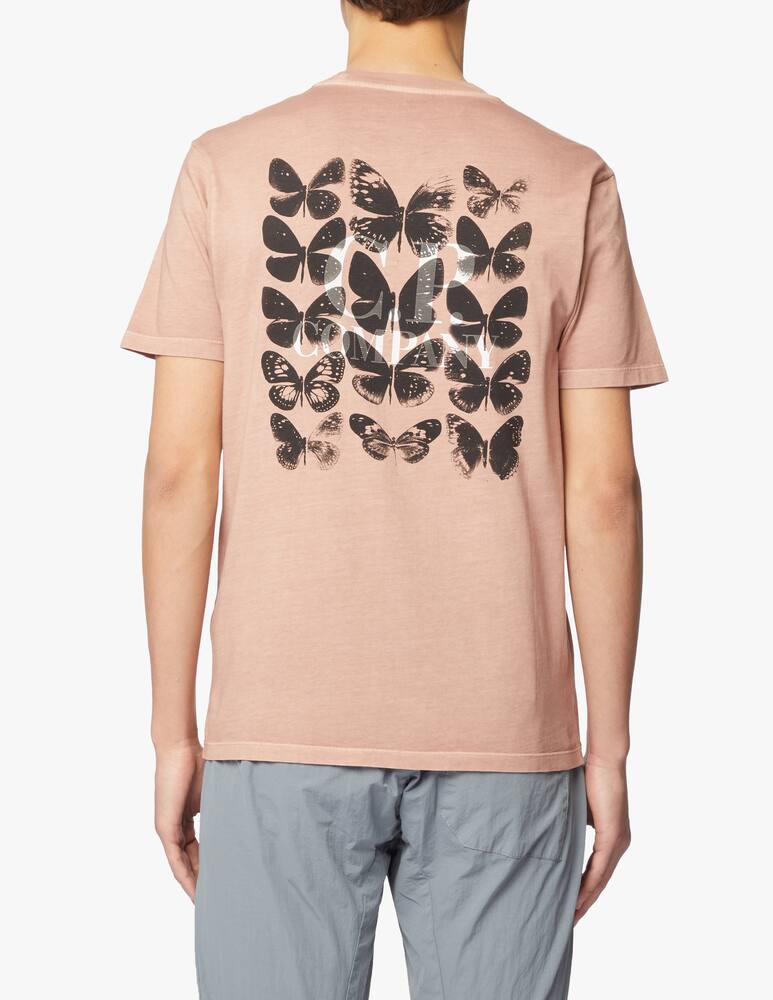 rinascente Cp Company Back butterflies t-shirt - pink