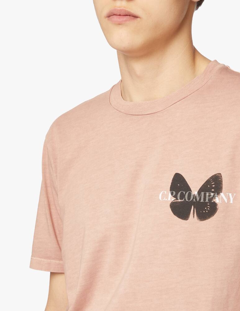 Cp Company Back butterflies t-shirt - pink - picture 4 Cp Company Back butterflies t-shirt - pink - picture 4