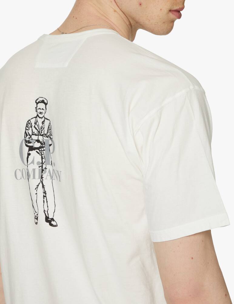 rinascente Cp Company Small logo light t-shirt - white