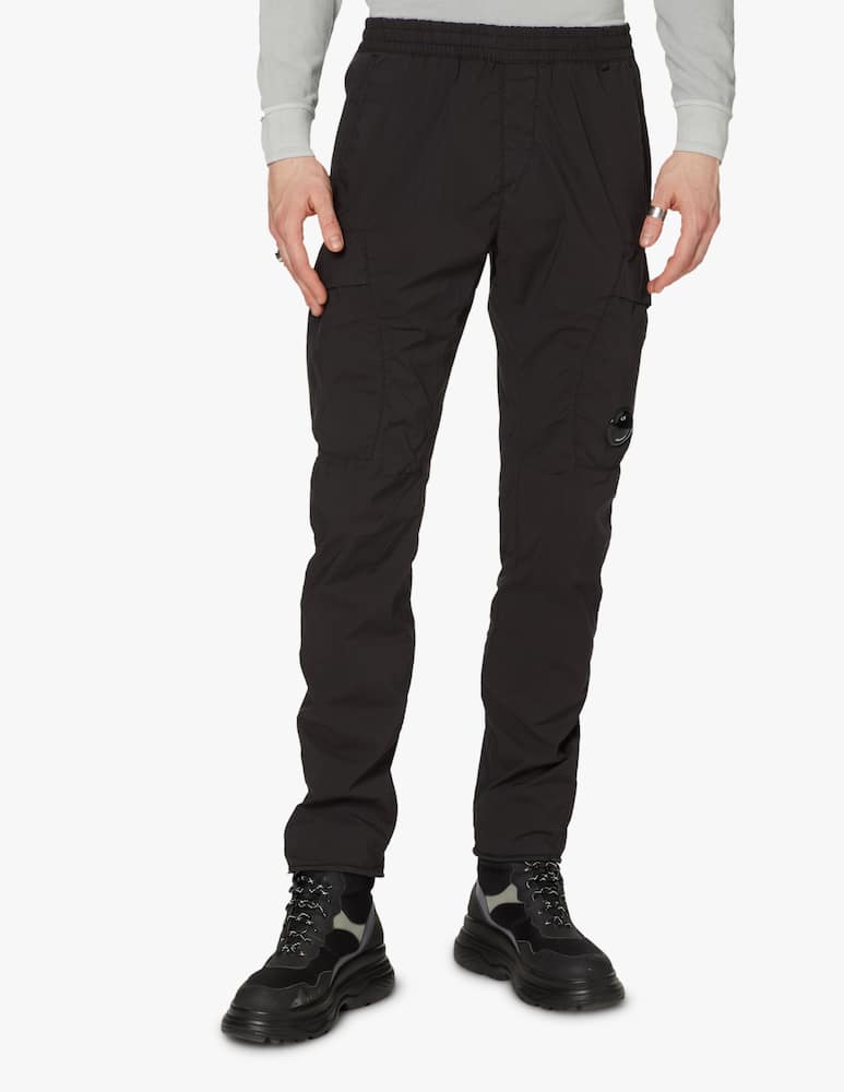 rinascente Cp Company Coulisse cargo stretch jogger pants - black
