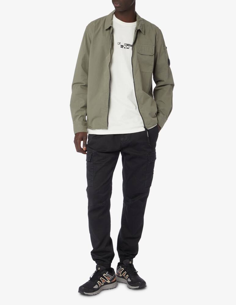 rinascente Cp Company Maglietta manica corta stampa terra - Bianco