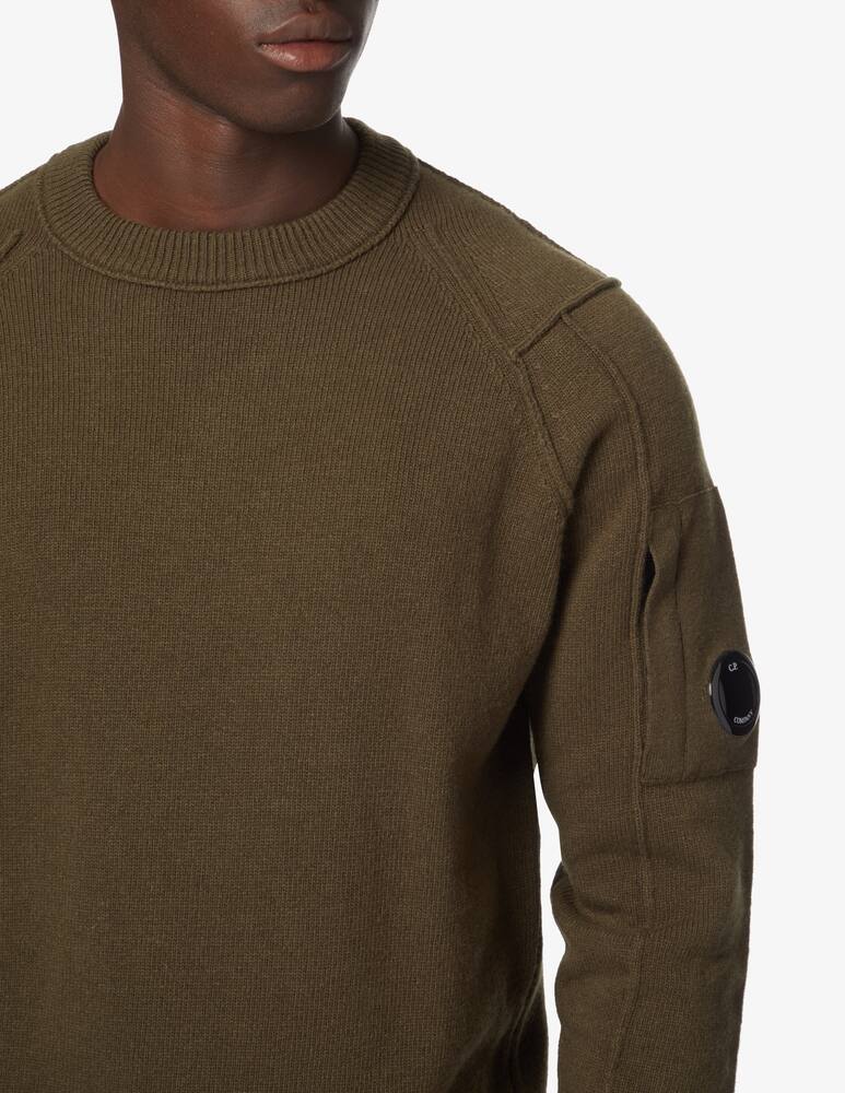rinascente Cp Company Maglia girocollo in lana - Oliva