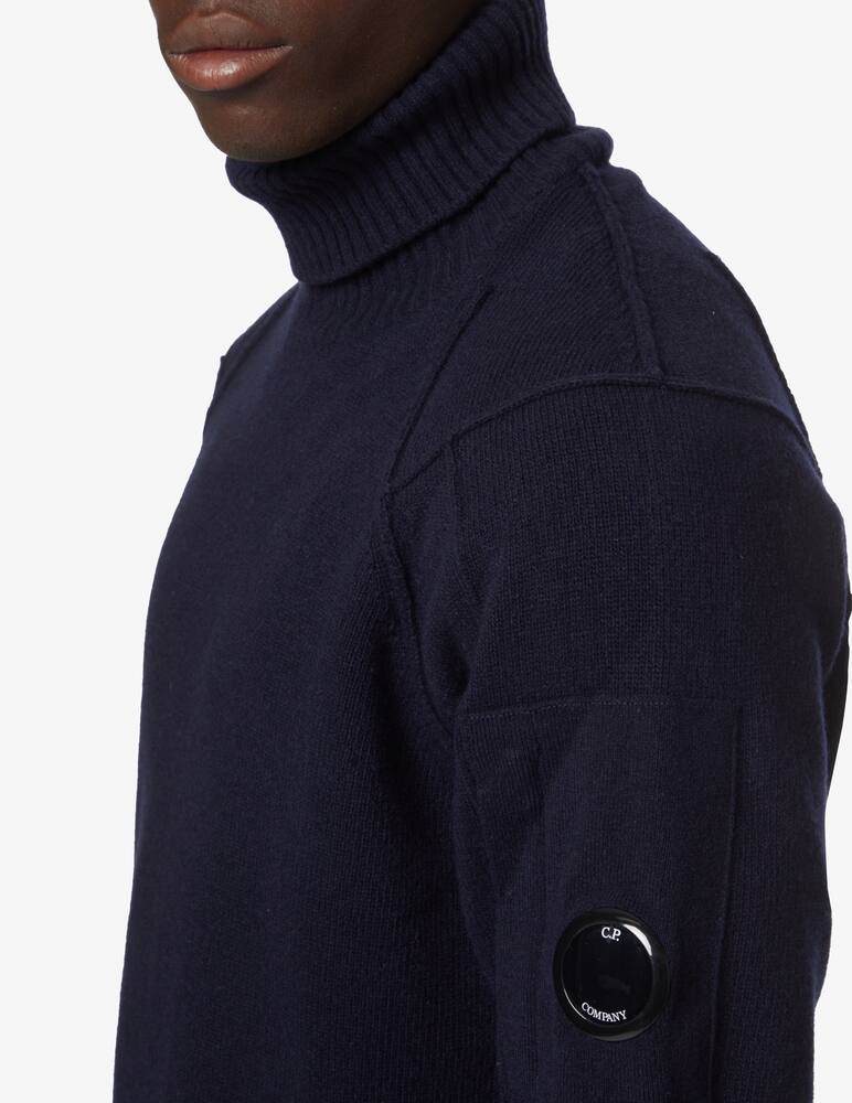 rinascente Cp Company Turtleneck lambswool - Blue