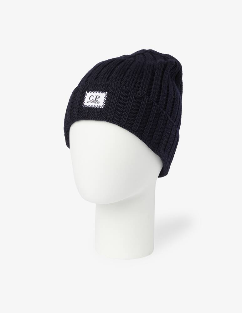 rinascente Cp Company Beanie logo - Black