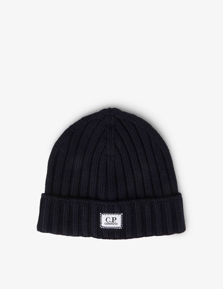 rinascente Cp Company Beanie logo - Black