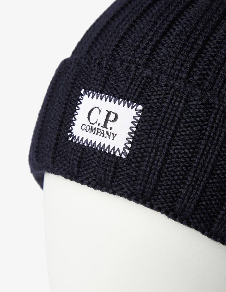rinascente Cp Company Beanie logo - Black