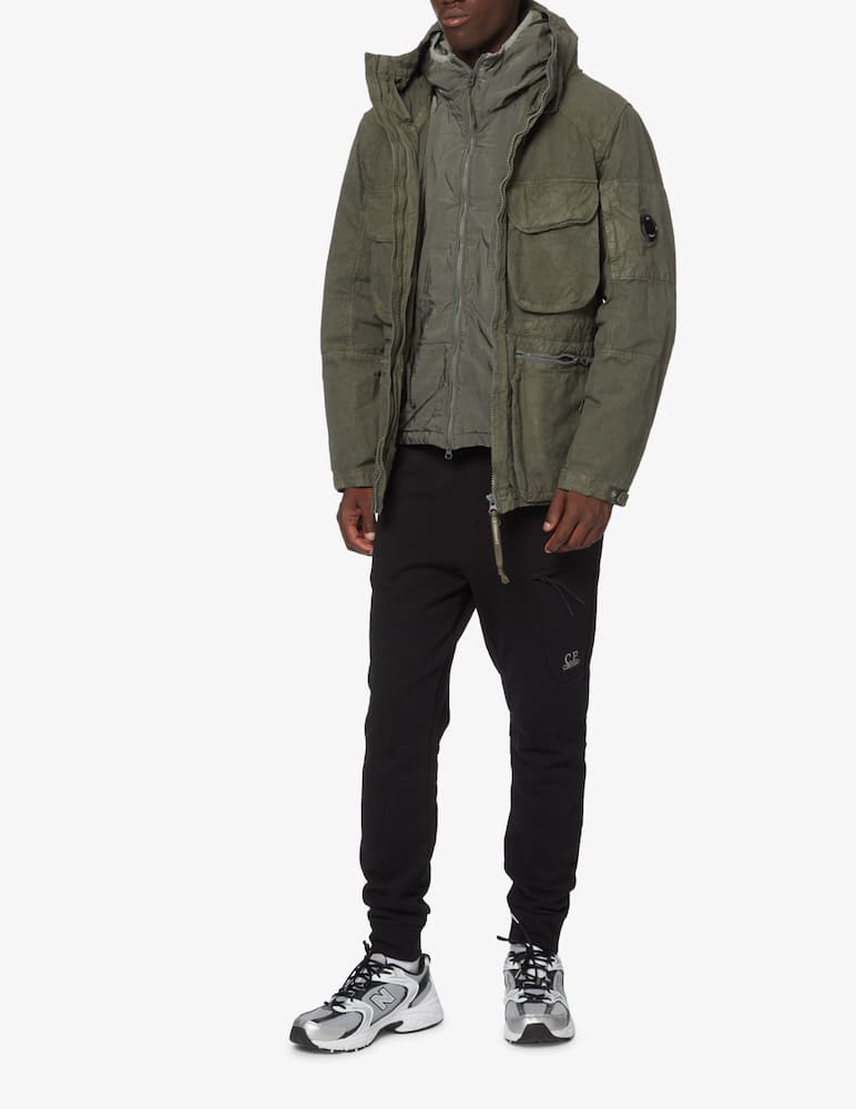 rinascente Cp Company Garment dyed batik jacket - Green