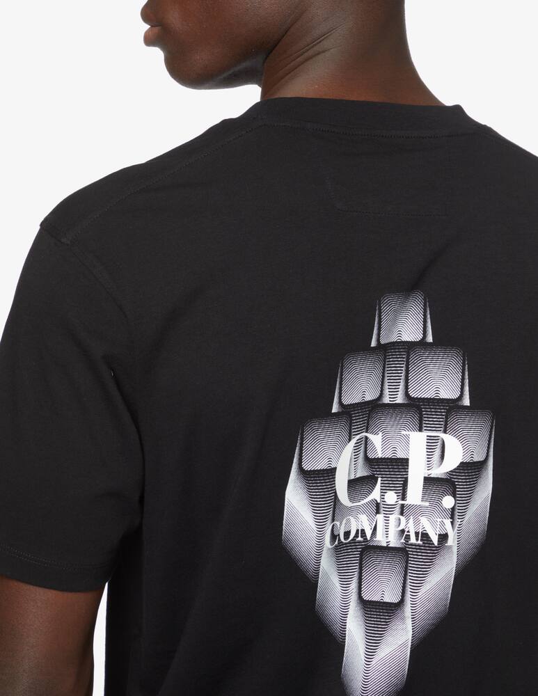 rinascente Cp Company Back cubes t-shirt - Black