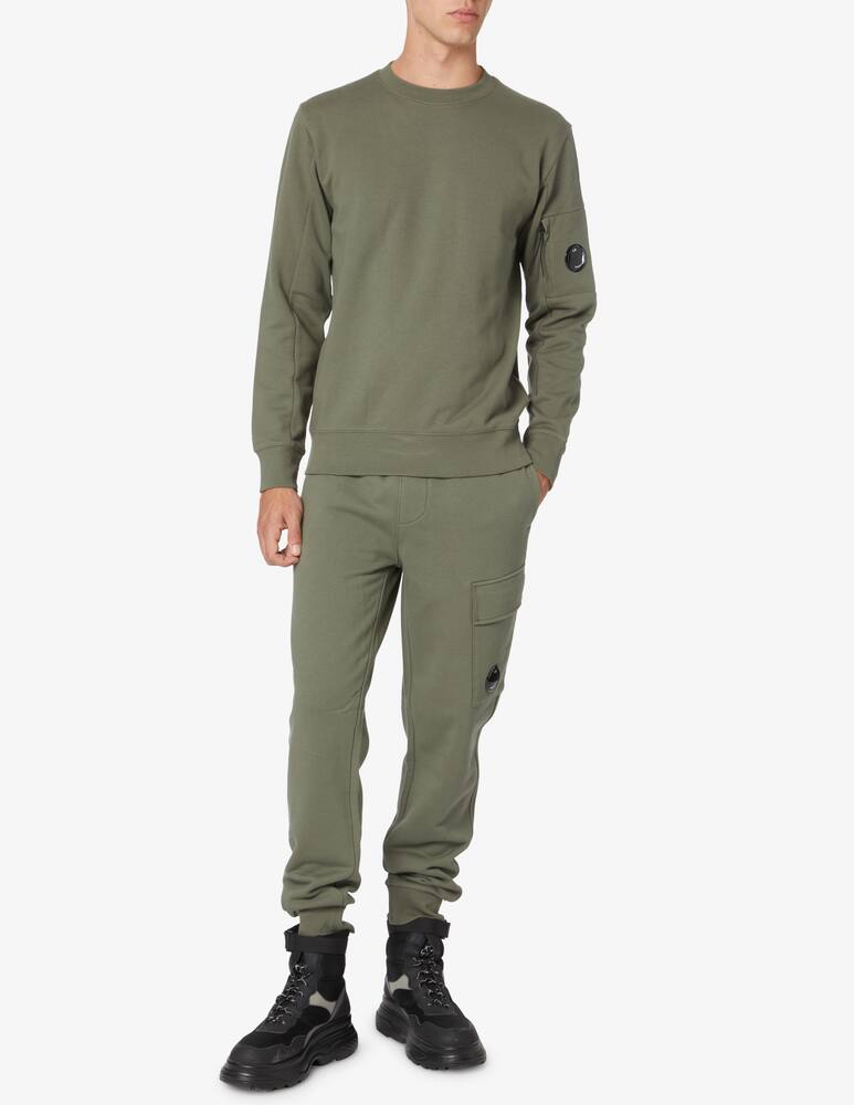 Cp Company Pantalone in felpa cargo lente - Oliva - immagine 1 Cp Company Pantalone in felpa cargo lente - Oliva - immagine 1