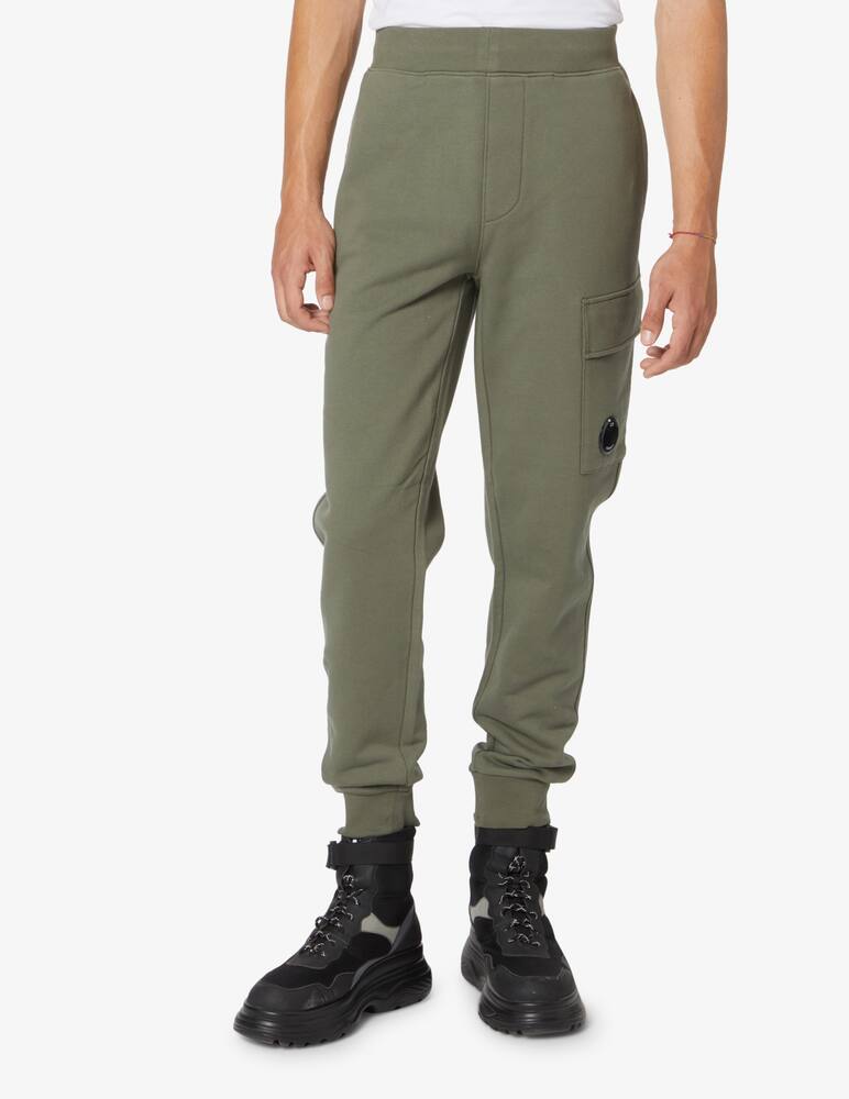 Cp Company Pantalone in felpa cargo lente - Oliva - immagine 2 Cp Company Pantalone in felpa cargo lente - Oliva - immagine 2